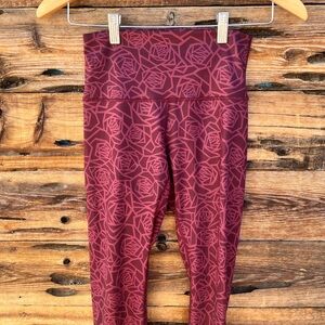 LULULEMON | High Times Pant/Leggings in Posey Rose Burgundy 4